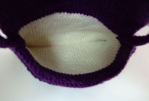 honeycomb handbag- inside