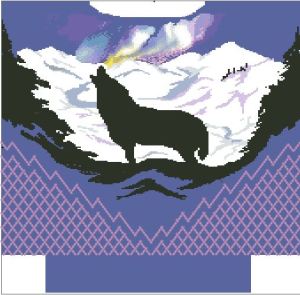 northern lights sweater front