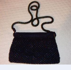 beaded purse- night shot