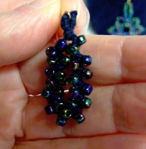 taylor earring crocheted